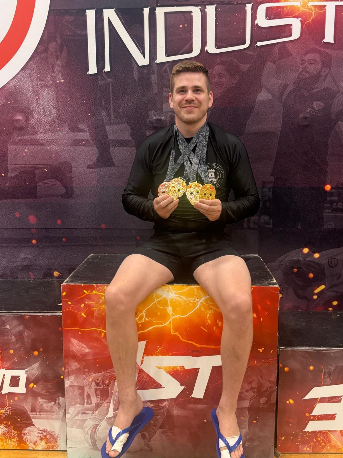 Vier medailles op het podium bij Grappling Industries